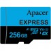 Apacer Карта пам'яті Apacer 256GB microSDXC class 10 UHS-I U3 V30 A1 Express (AP256GMCEXG3X17-RA)