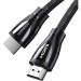 Ugreen Кабель мультимедійний HDMI M to HDMI M 2.0m braided HD140 black Ugreen (80403)