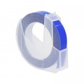 UKRMARK Стрічка для принтера етикеток UKRMARK D-520106-BL, 9 мм х 3 м, синя, аналог DYMO 520106 / S0898140 (900862)