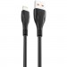 XO Дата кабель USB 2.0 AM to Lightning 1.0m 6A NB185 black XO (6920680879236)