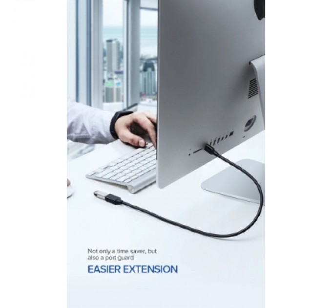 Ugreen Дата кабель USB 3.0 AM/AF 1.5m US129 black Ugreen (30126)