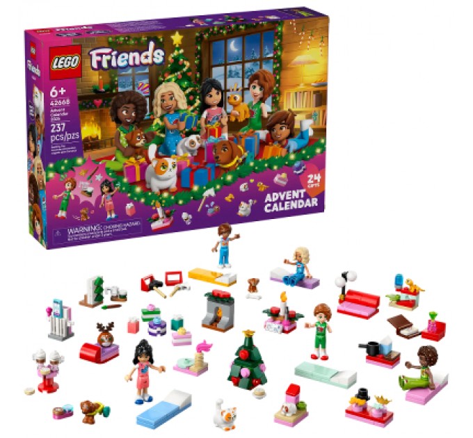LEGO Конструктор LEGO Friends Адвент календар 2025 (42668)