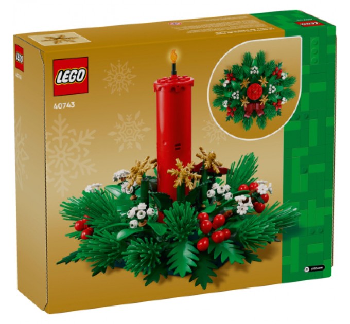 LEGO Конструктор LEGO Iconic Декор для різдвяного столу (40743)