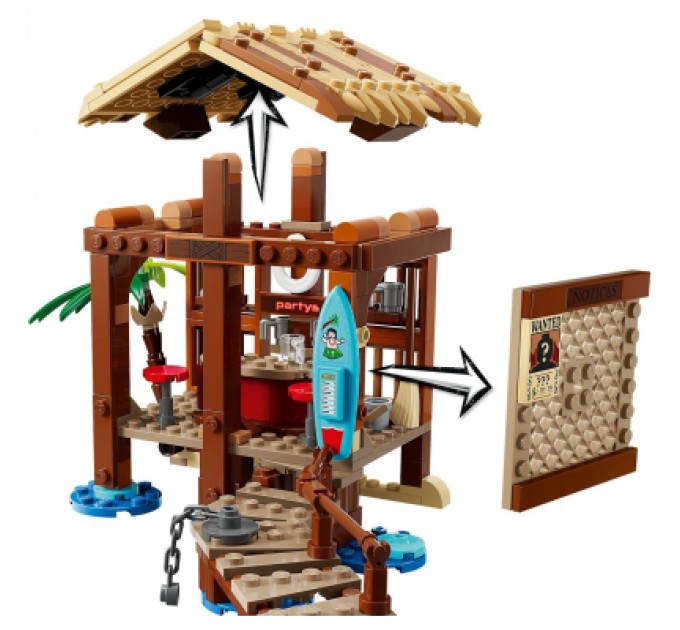 LEGO Конструктор LEGO One Piece Хатина у Селищі Вітряків (75636-)