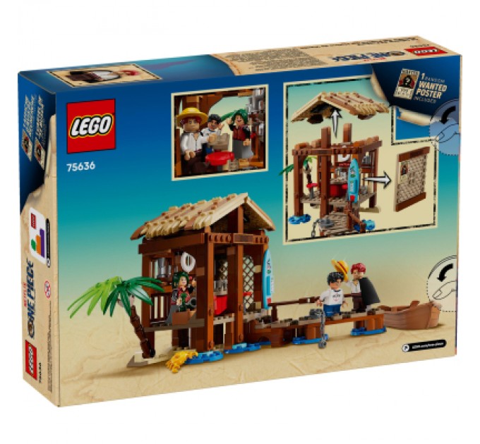 LEGO Конструктор LEGO One Piece Хатина у Селищі Вітряків (75636-)