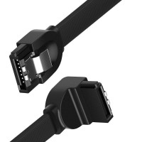 Кабель для передачі даних SATA 3 Data Cable 0.5m 90° corner US217 Black Ugreen (30797)