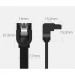Ugreen Кабель для передачі даних SATA 3 Data Cable 0.5m 90° corner US217 Black Ugreen (30797)