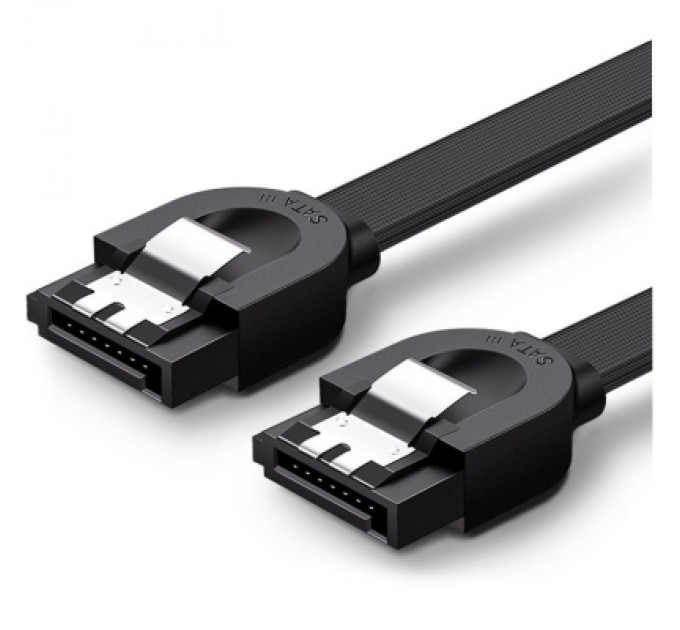 Ugreen Кабель для передачі даних SATA 3 Data Cable 0.5m US217 Black Ugreen (30796)
