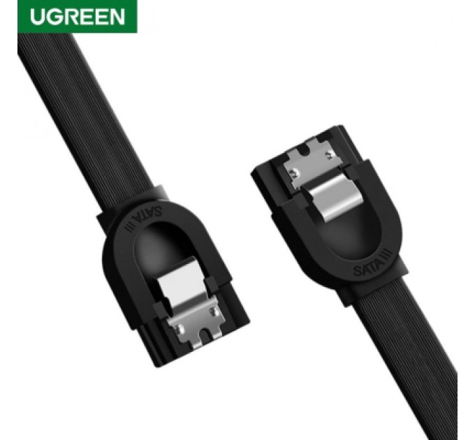 Ugreen Кабель для передачі даних SATA 3 Data Cable 0.5m US217 Black Ugreen (30796)
