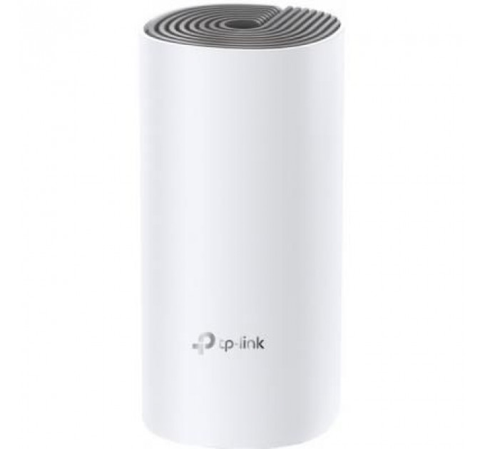 Точка доступу Wi-Fi TP-Link DECO E4 1 pcs AC1200, 2xFE LAN/WAN, MESH, MU-MIMO, Beamformi (DECO-E4-1-PACK)
