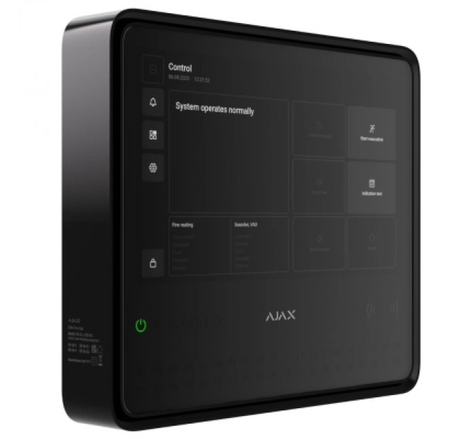 Ajax Модуль управління розумним будинком Ajax EN54 Fire Hub black
