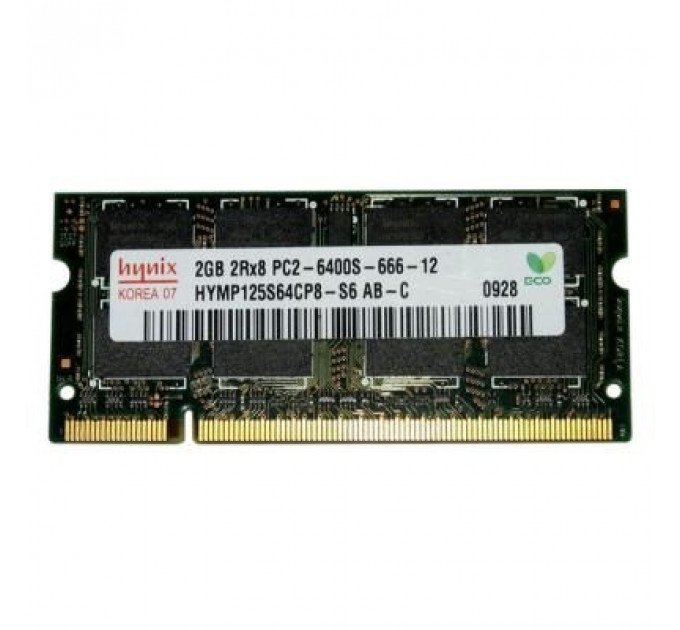 Модуль пам'яті для ноутбука SoDIMM DDR2 2GB 800 MHz Hynix (HYMP125S64CP8-S6)