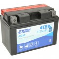 EXIDE Акумулятор автомобільний EXIDE AGM 11,2Ah (+/-) (205EN) (ETZ14-BS)
