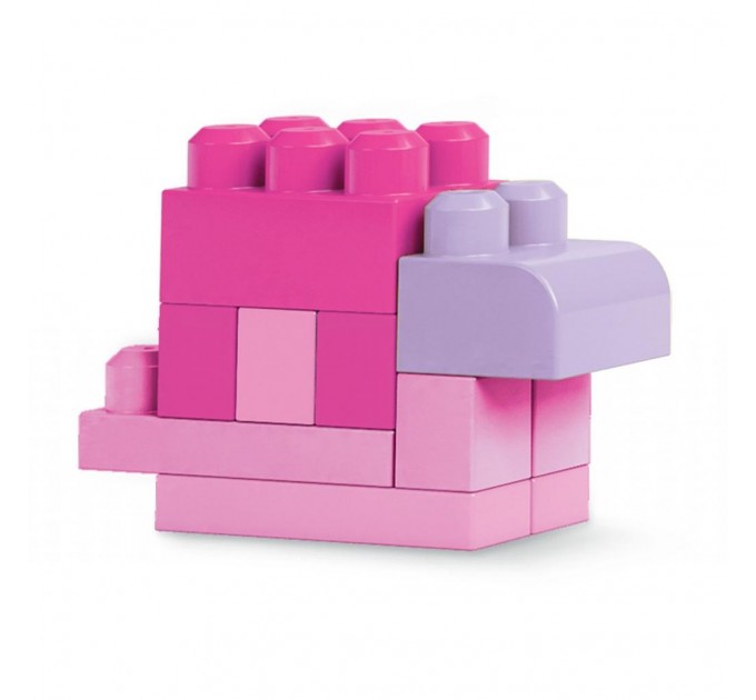 Mega Bloks Конструктор Mega Bloks рожевий у мішку 60 деталей (DCH54)