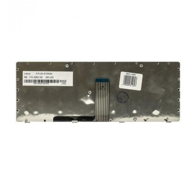 Клавіатура ноутбука PowerPlant Lenovo IdeaPad G470 черный, черный фрейм (KB311897)