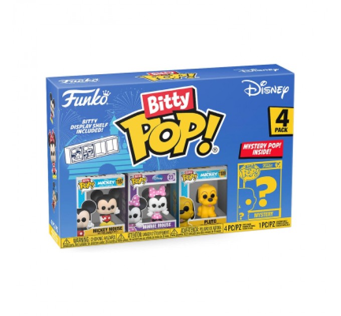 Funko Pop Фігурка Funko Pop набір Bitty Pop! серії Дісней (4 фігурки асортименті) (76340)