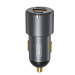XO Зарядний пристрій XO CC45 1 USB QC 3.0 + 2 Type-C PD (60W) Black (XO-CC45-BK)
