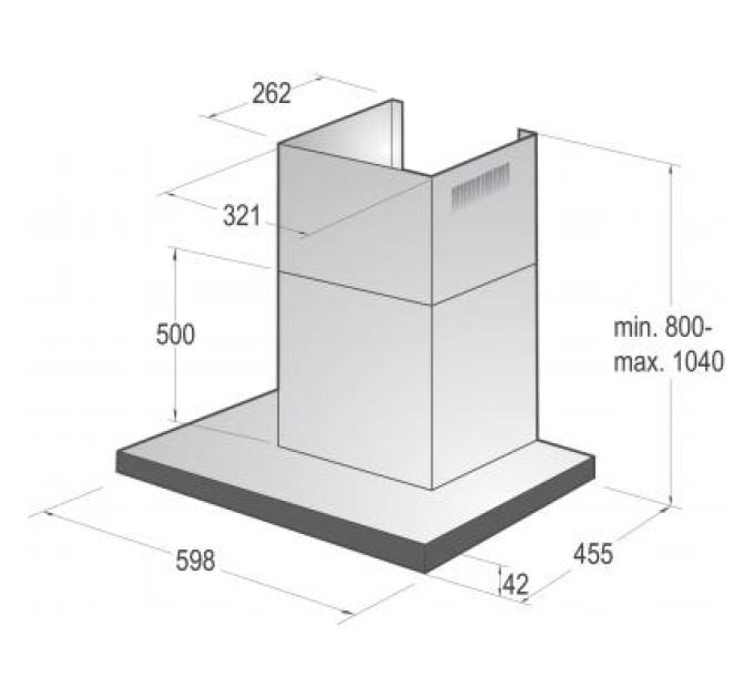 Gorenje Витяжка кухонна Gorenje WHT6SYB