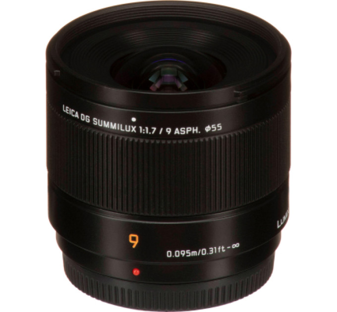 Panasonic Об'єктив Panasonic Micro 4/3 Lens 9mm F/1.7 ASPH (H-X09ME)