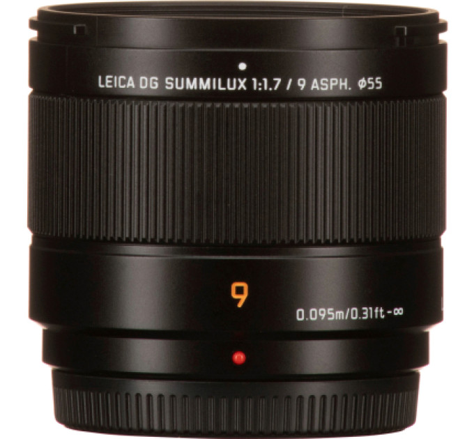 Panasonic Об'єктив Panasonic Micro 4/3 Lens 9mm F/1.7 ASPH (H-X09ME)