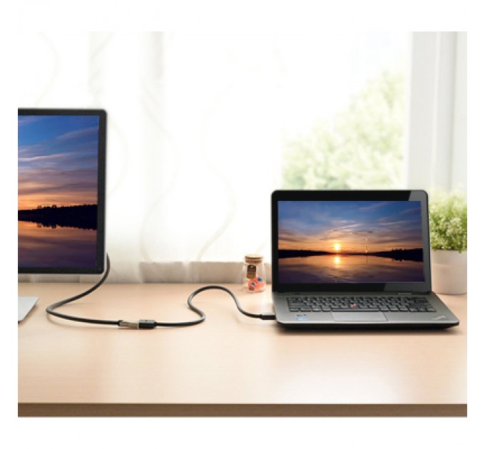 Ugreen Кабель мультимедійний HDMI M to HDMI F 0.5m HD107 black Ugreen (10140)