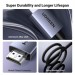 Ugreen Кабель мультимедійний HDMI M to HDMI M 2.0m V2.0 4K60Hz HD153 black Ugreen (25299)