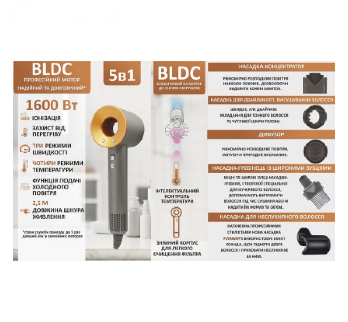 PRIME Technics Фен PRIME Technics PHD 1659 Ultra Elite