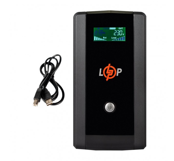 LogicPower ИБП LogicPower UL1250VA 4 Pro (720 Вт), Lin.int., AVR, 4 x евро, пластик