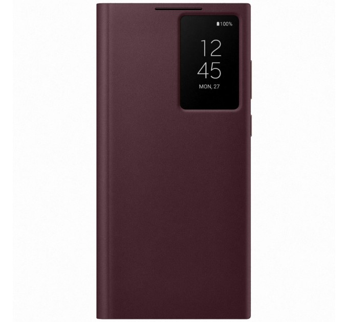 Samsung Чохол-книжка Samsung Smart Clear View Cover для Samsung Galaxy S22 Ultra SM-S908 Burgundy (EF-ZS908CEEGRU)