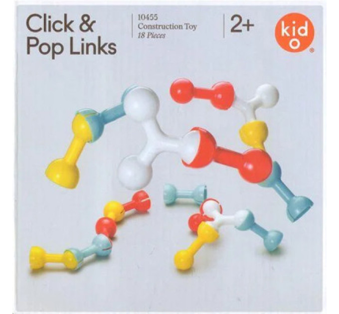 Kid O Розвиваюча іграшка Kid O головоломка click & pop links (10455)