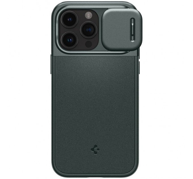 Spigen Чохол-накладка Spigen Optik Armor MagFit для Apple iPhone 15 Pro Max Abyss Green (ACS06600)