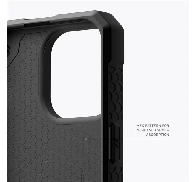 Urban Armor Gear Чохол-накладка Urban Armor Gear Monarch Pro Magsafe для Apple iPhone 15 Pro Kevlar Black (114221113940)