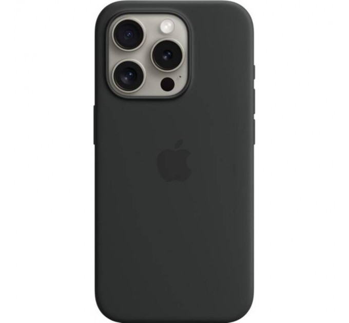 Apple Чохол-накладка Apple Silicone Case with MagSafe для Apple iPhone 15 Pro Black (MT1A3)