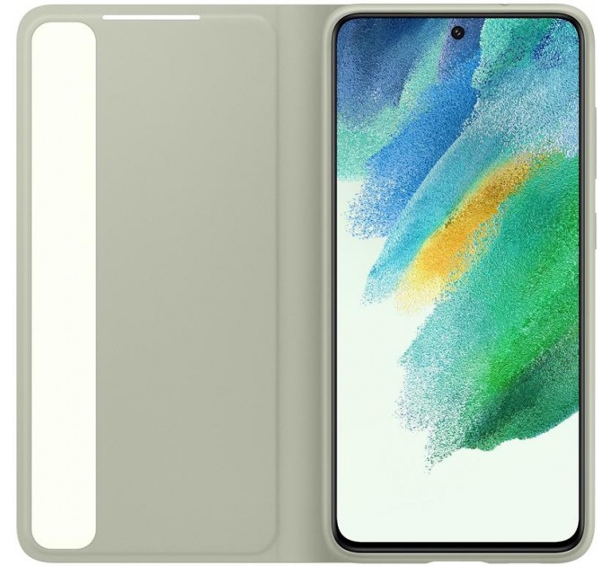 Samsung Чохол-книжка Samsung Smart Clear View Cover для Samsung Galaxy S21 FE SM-G990 Olive Green (EF-ZG990CMEGRU)