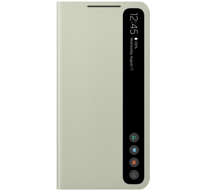 Samsung Чохол-книжка Samsung Smart Clear View Cover для Samsung Galaxy S21 FE SM-G990 Olive Green (EF-ZG990CMEGRU)