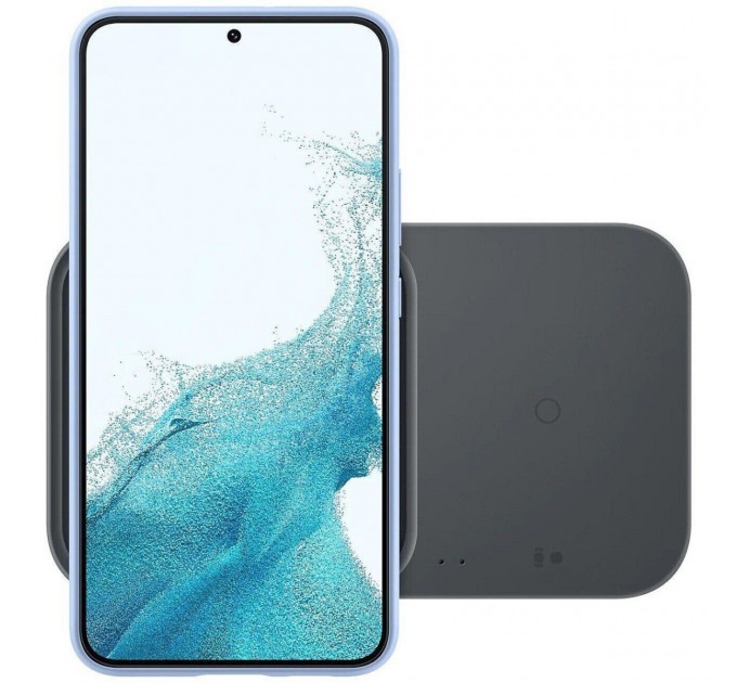 Samsung Бездротовий зарядний пристрій з блоком живлення Samsung EP-P5400 Wireless Charger Duo 15W Black (EP-P5400TBRGRU)