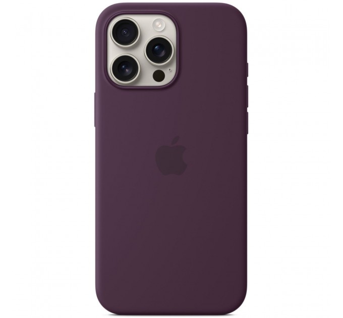 Apple Чохол-накладка Apple Silicone Case with MagSafe для Apple iPhone 16 Pro Max Plum (MYYW3)