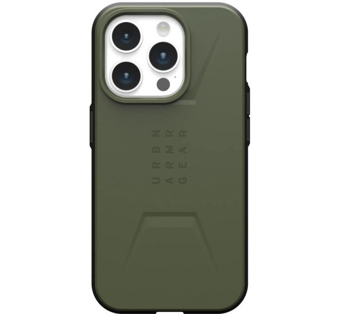 Urban Armor Gear Чохол-накладка Urban Armor Gear Civilian Magsafe для Apple iPhone 15 Pro Max Olive Drab (114295117272)