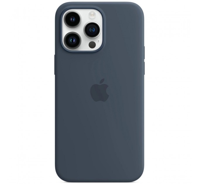 Apple Чохол-накладка Apple Silicone Case with MagSafe для Apple iPhone 14 Pro Max Storm Blue (MPTQ3)