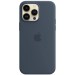 Apple Чохол-накладка Apple Silicone Case with MagSafe для Apple iPhone 14 Pro Max Storm Blue (MPTQ3)