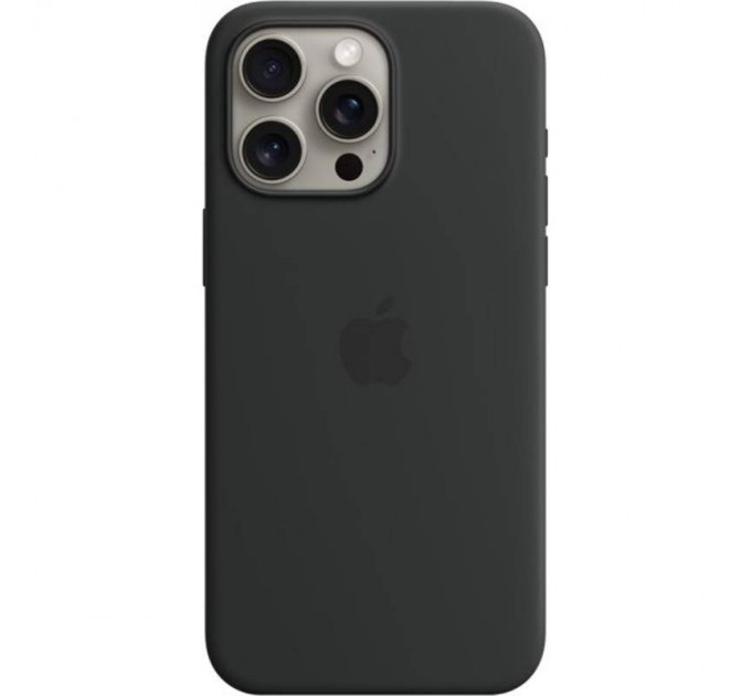 Apple Чохол-накладка Apple Silicone Case with MagSafe для Apple iPhone 15 Pro Max Black (MT1M3)