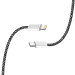 ColorWay Кабель ColorWay USB Type-C - Lightning (M/M), (braided cotton) (PD Fast Charging 27W), 2 м, Black (CW-CBPDCL068-BK)