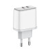 ColorWay Мережевий зарядний пристрій ColorWay Power Delivery Port PPS USB (Type-C PD + Type-C PD) (40W) White (CW-CHS048PD-WT)