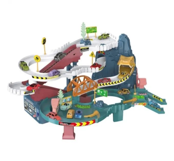 ZIPP Toys Ігровий набір ZIPP Toys Dino автотрек-серпантин електричний, 6 машинок (5501A)