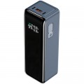 ATRIA Батарея універсальна Atria 30000mAh PD/3.1/160W(Max)80W+80W, QC/3.0/22.5W, Blue (WPD-160SB)