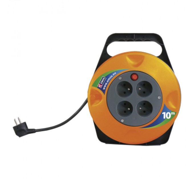 EMOS Мережевий подовжувач EMOS катушка 4 роз., 10 м (P19510)
