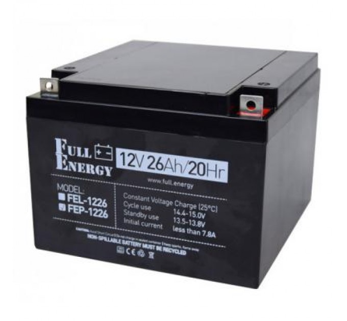 Full Energy Батарея до ДБЖ Full Energy 12В 26Ач (FEP-1226)