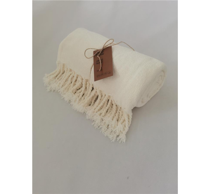 Ardesto Плед Ardesto Chenille 140х190см, 100% поліестер, айворі (ART0202CH)