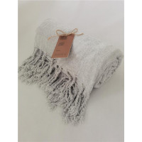 Плед Ardesto Chenille 140х190см, 100% поліестер, сірий світлий (ART0201CH)