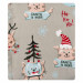Ardesto Плед Ardesto Christmas Flannel 160х200см, 100% поліестер, різдвяні котики (ART0120PB)